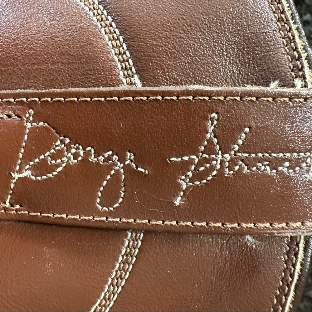 🤠 TONY LAMA 👢 Men’s Vintage George Strait Western Boots - Size 10 D 🎶 - Picture 7 of 12